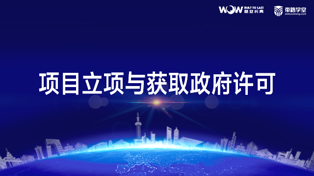 项目立项与获取政府许可